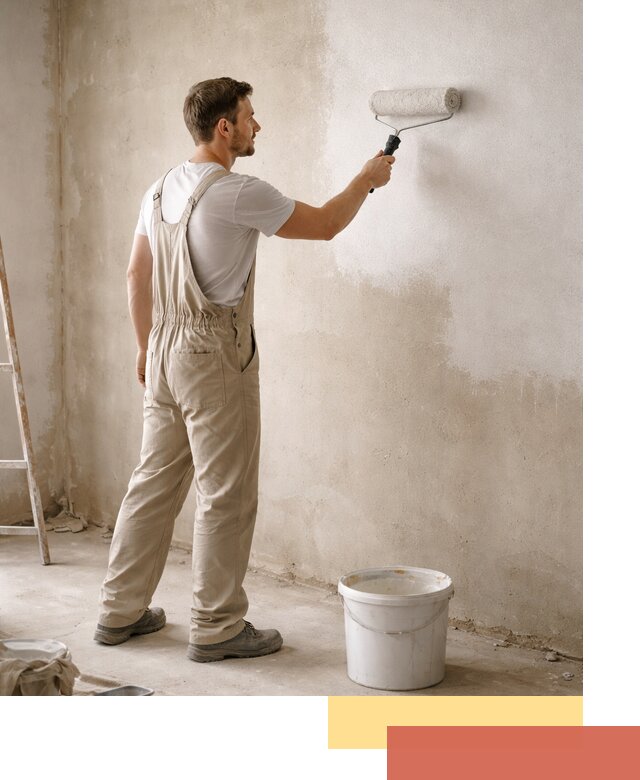 Грунтовка стен под отделку в Луховицах профессиональным раствором