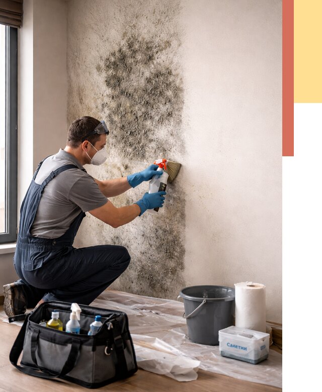 Удаление плесени со стен в Луховицах от 2224 руб. — быстро и недорого | ОТДЕЛОЧНИК-Лхв