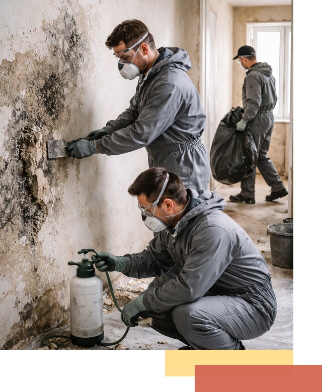 Удаление плесени со стен профессионально в Луховицах