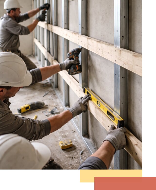 Устройство обрешетки под панели в Луховицах