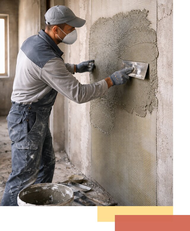 Штукатурка стен по сетке в Луховицах под ключ качественно и быстро