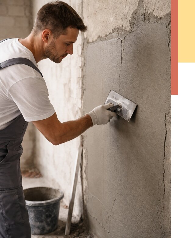 Штукатурка стен под плитку в Луховицах от 4345 руб./м2 — выравнивание под плитку | ОТДЕЛОЧНИК-Лхв