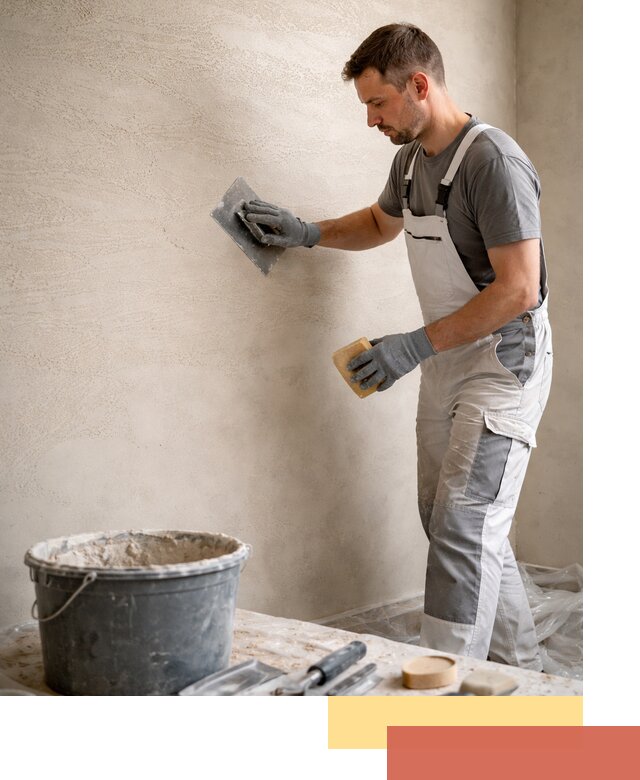 Декоративная штукатурка травертин в Луховицах для стен и потолков