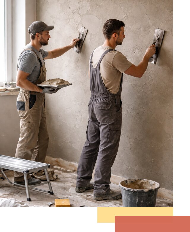 Ремонт декоративной штукатурки и восстановление фактуры в Луховицах