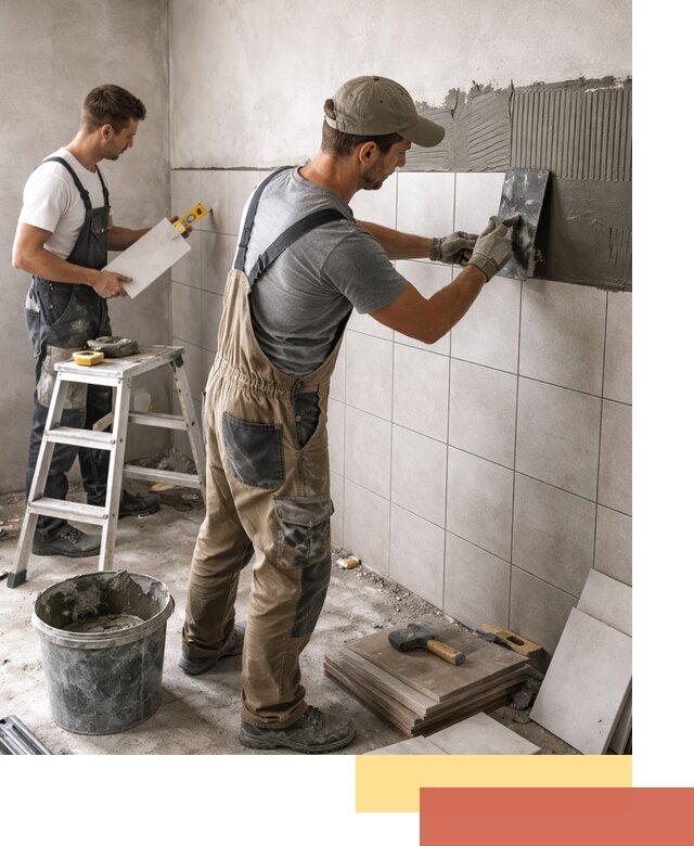 Укладка плитки на стены в Луховицах профессионально и надежно