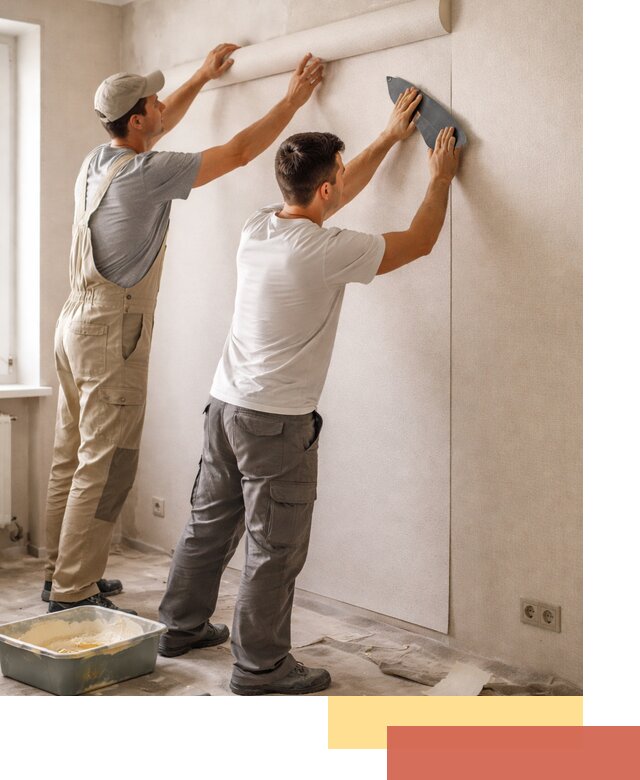 Поклейка виниловых обоев в Луховицах профессионально и качественно