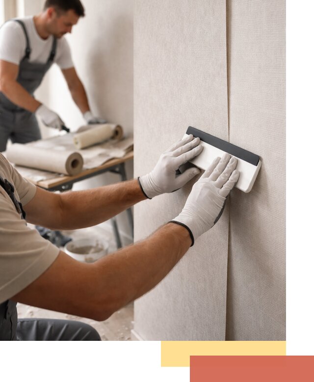 Поклейка обоев под покраску в Луховицах профессионально и быстро