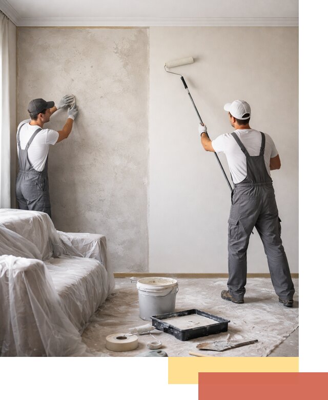 Покраска стен антивандальной краской в Луховицах