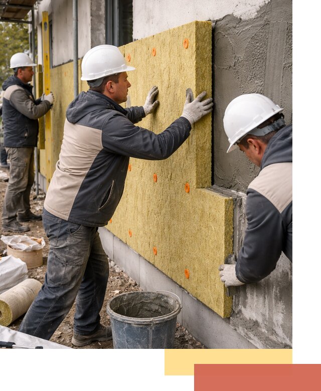 Утепление стен минватой в Луховицах — тепло и звукоизоляция