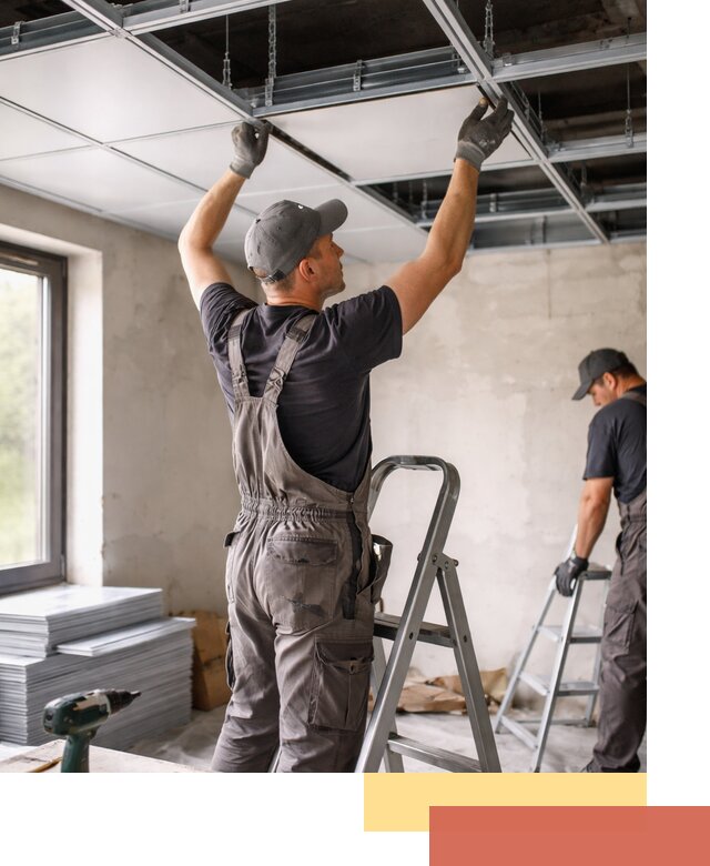 Монтаж кассетного потолка в Луховицах качественно и быстро