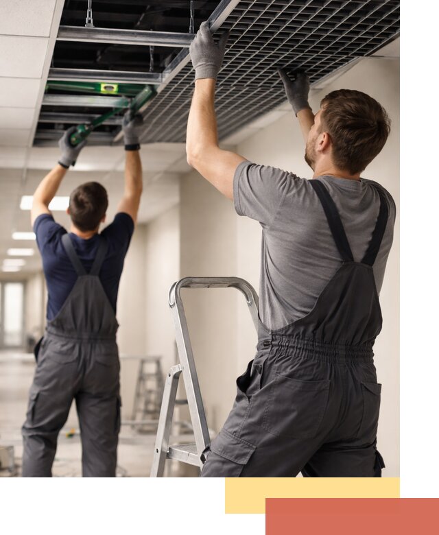 Монтаж потолка Грильято в Луховицах: установка под ключ качественно