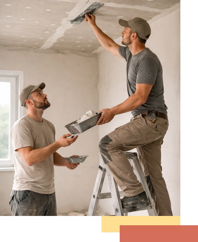 Шпаклевка потолка из гипсокартона в Луховицах качественно и быстро