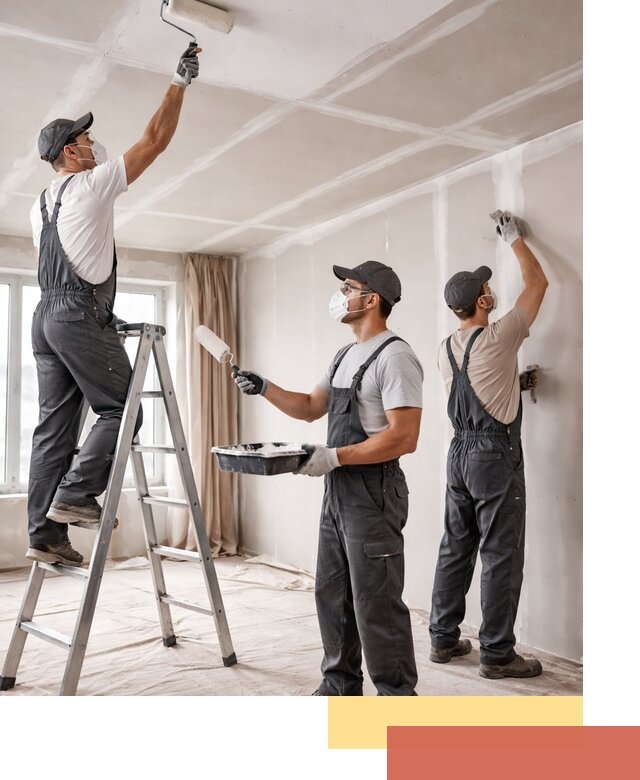 Покраска потолка из гипсокартона в Луховицах качественно и недорого