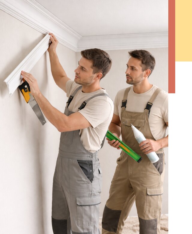 Монтаж потолочного плинтуса в Луховицах от 2379 руб. — быстро и недорого | ОТДЕЛОЧНИК-Лхв