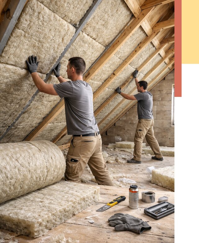 Утепление потолка минватой в Луховицах от 1500 руб. — быстро и недорого | ОТДЕЛОЧНИК-Лхв